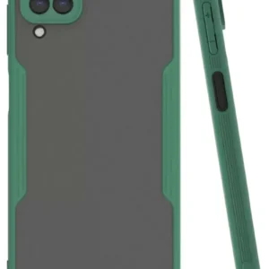 Newface Samsung Galaxy A22 Kılıf Platin Silikon - Yeşil