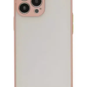 Newface İphone 13 Pro Kılıf Montreal Silikon Kapak - Pembe