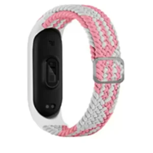 Newface Xiaomi Mi Band 6 Star Kordon - Pembe-beyaz