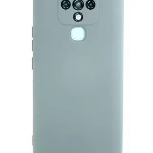 Newface Tecno Camon 16 Kılıf Nano İçi Kadife Silikon - Buz Mavisi