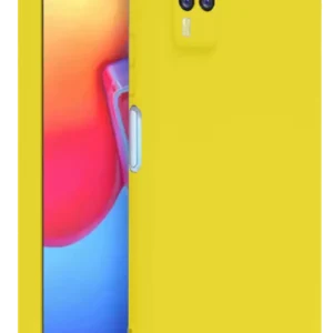 Newface Vivo Y53s Kılıf Nano İçi Kadife Silikon - Sarı