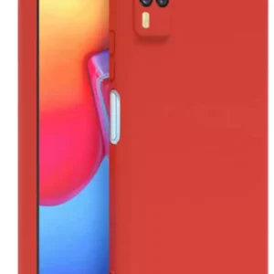 Newface Vivo Y53s Kılıf Nano İçi Kadife Silikon - Kırmızı