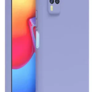 Newface Vivo Y53s Kılıf Nano İçi Kadife Silikon - Lila