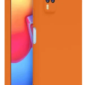 Newface Vivo Y53s Kılıf Nano İçi Kadife Silikon - Turuncu