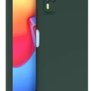 Newface Vivo Y53s Kılıf Nano İçi Kadife Silikon - Koyu Yeşil