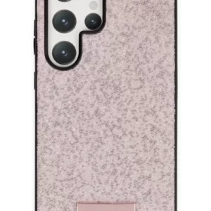 Onegif Samsung Galaxy S23 Ultra Bright Simli Kapak - Pembe