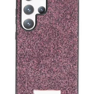 Onegif Samsung Galaxy S23 Ultra Bright Simli Kapak - Derin Mor