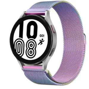 Newface Watch 22mm Metal Mıknatıslı Kordon - Rainbow