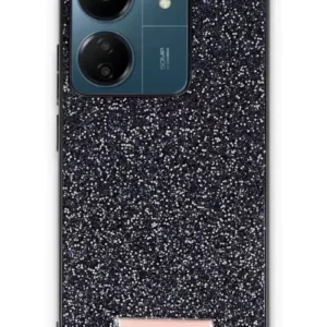 Onegif Xiaomi Redmi 13c Bright Simli Kapak - Siyah