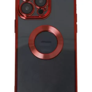 Newface İphone 14 Pro Max Kılıf Slot Silikon - Kırmızı