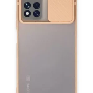 Newface Xiaomi Redmi Note 11t Kılıf Palm Buzlu Kamera Sürgülü Silikon - Pembe