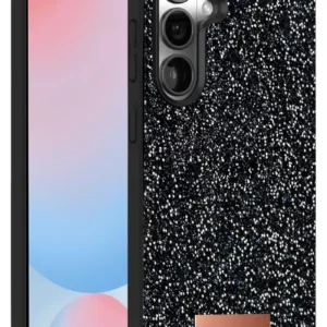 Onegif Samsung Galaxy S24 Fe Bright Simli Kapak - Siyah