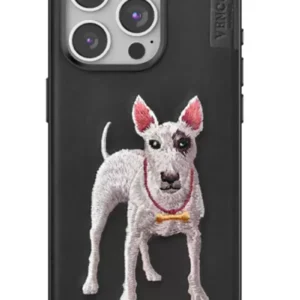 Venco İphone 15 Pro Max Perma Desenli Kapak - Siyah