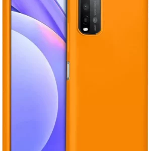 Newface Xiaomi Redmi 9t Kılıf Nano İçi Kadife Silikon - Turuncu