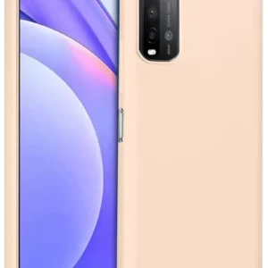 Newface Xiaomi Redmi 9t Kılıf Nano İçi Kadife Silikon - Pudra