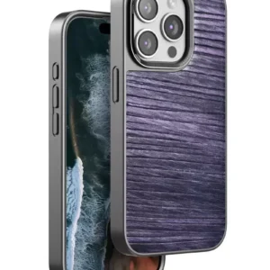 Venco İphone 15 Pro Max Wave Kapak - Derin Mor