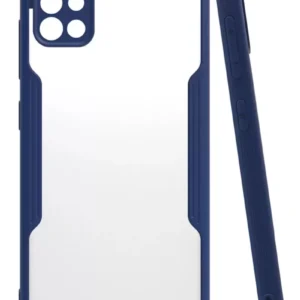 Newface Samsung Galaxy A71 Kılıf Platin Silikon - Lacivert