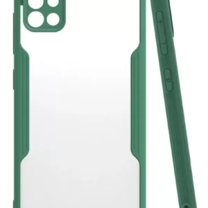 Newface Samsung Galaxy A71 Kılıf Platin Silikon - Yeşil