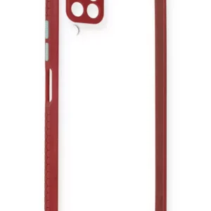 Newface Huawei P40 Lite Kılıf Miami Şeffaf Silikon - Fuşya