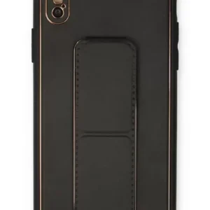 Newface İphone Xs Max Kılıf Coco Deri Standlı Kapak - Siyah