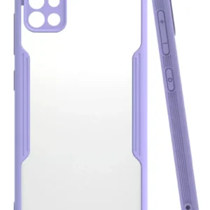 Newface Samsung Galaxy A71 Kılıf Platin Silikon - Lila