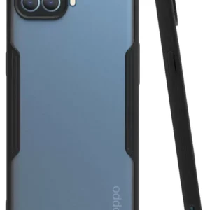 Newface Oppo Reno 4 Lite Kılıf Platin Silikon - Siyah