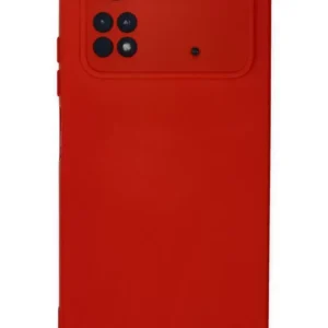 Newface Xiaomi Poco M4 Pro 4g Kılıf Nano İçi Kadife Silikon - Kırmızı