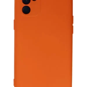 Newface Oppo Reno 6 Kılıf Nano İçi Kadife Silikon - Turuncu