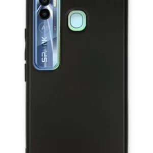 Newface Tecno Spark 7 Pro Kılıf First Silikon - Siyah