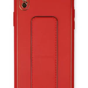 Newface İphone Xs Max Kılıf Coco Deri Standlı Kapak - Kırmızı