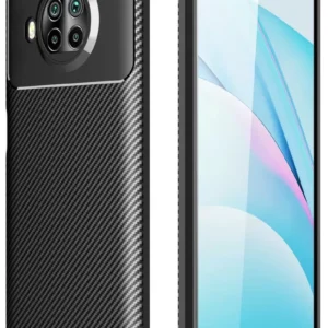 Newface Xiaomi Mi 10t Lite Kılıf Auto Focus Karbon Kapak - Siyah