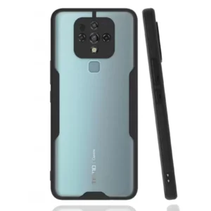 Newface Tecno Camon 16 Kılıf Platin Silikon - Siyah