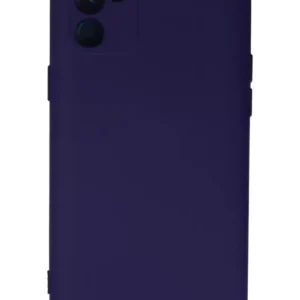 Newface Oppo Reno 6 Kılıf Nano İçi Kadife Silikon - Mor