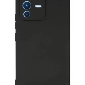 Newface Vivo V23 5g Kılıf Nano İçi Kadife Silikon - Siyah