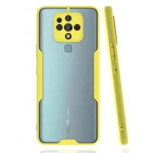 Newface Tecno Camon 16 Kılıf Platin Silikon - Sarı