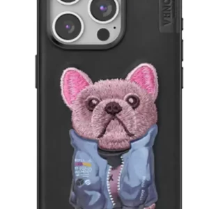Venco İphone 15 Pro Max Cute Desenli Kapak - Siyah