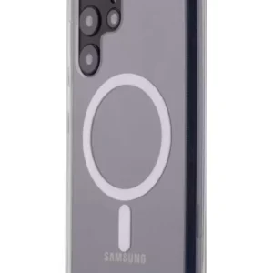 Newface Samsung Galaxy S22 Ultra Kılıf Magneticsafe Şeffaf Silikon - Şeffaf