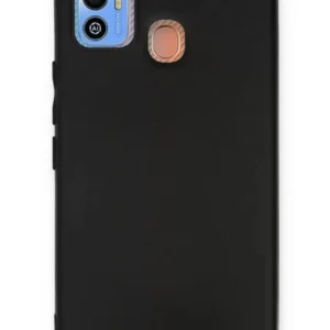 Newface Tecno Spark 7t Kılıf First Silikon - Siyah