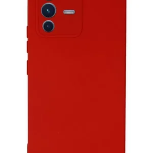 Newface Vivo V23 5g Kılıf Nano İçi Kadife Silikon - Kırmızı
