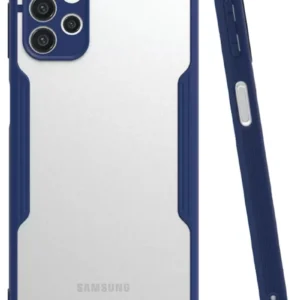 Newface Samsung Galaxy A72 Kılıf Platin Silikon - Lacivert