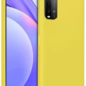 Newface Xiaomi Redmi 9t Kılıf Nano İçi Kadife Silikon - Sarı