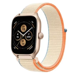 Newface Watch 22mm Hasırlı Cırtcırtlı Kordon - Krem