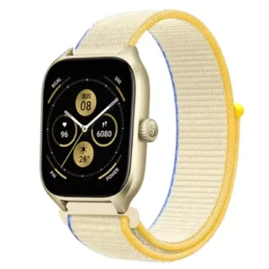 Newface Watch 22mm Hasırlı Cırtcırtlı Kordon - Beyaz