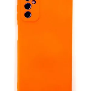 Newface Samsung Galaxy M52 5g Kılıf Nano İçi Kadife Silikon - Turuncu