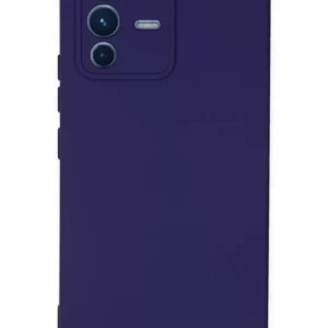 Newface Vivo V23 5g Kılıf Nano İçi Kadife Silikon - Mor