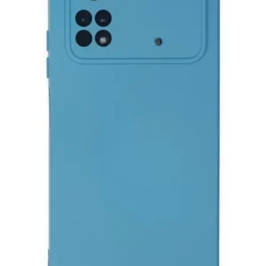 Newface Xiaomi Poco M4 Pro 4g Kılıf Nano İçi Kadife Silikon - Mavi