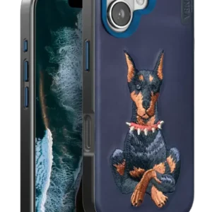 Venco İphone 16 Perma Desenli Kapak - Lacivert