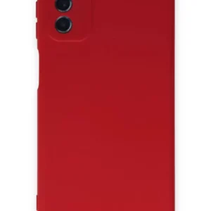 Newface Samsung Galaxy M52 5g Kılıf Nano İçi Kadife Silikon - Kırmızı