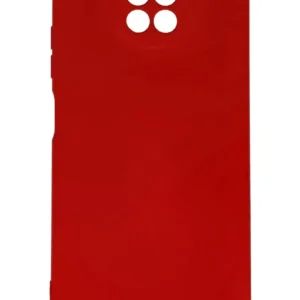 Newface Xiaomi Redmi Note 9 5g Kılıf Nano İçi Kadife Silikon - Kırmızı