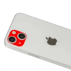 Newface İphone 13 Rainbow Kamera Lens Koruma Cam - Kırmızı